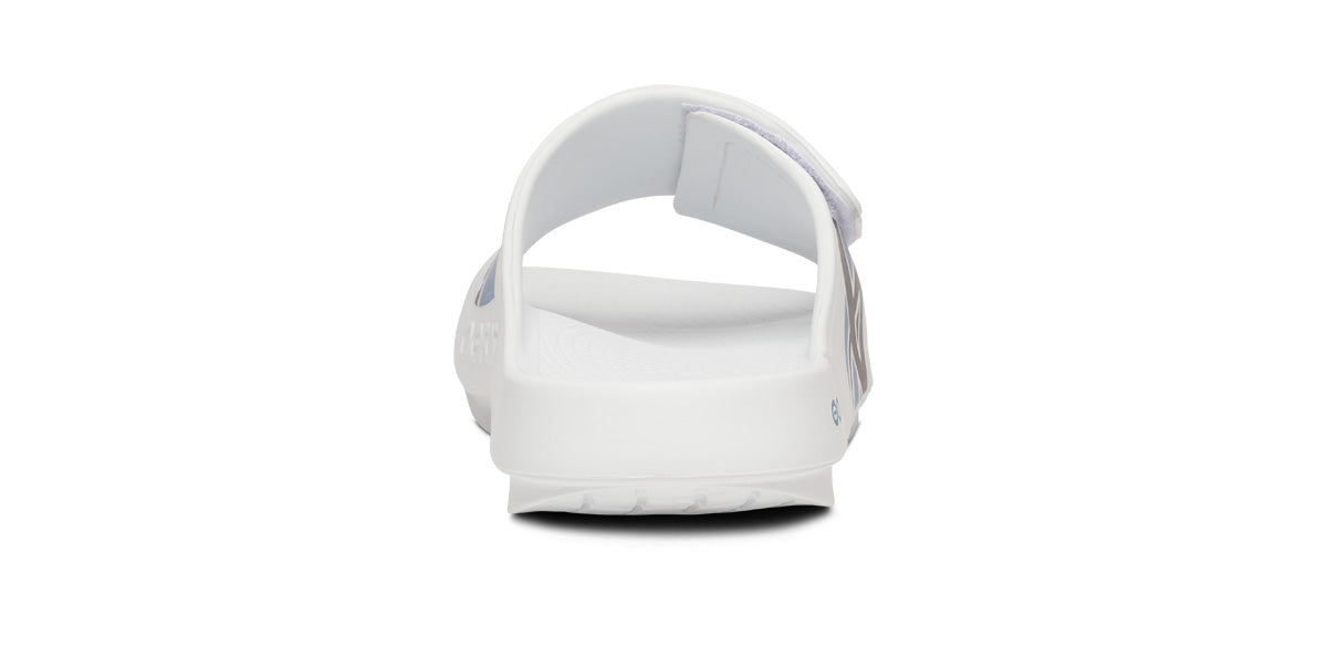 BAUER/OOFOS Women's OOahh Sport Flex Sandal – White